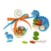 Boule drages 8 cm Dinosaure