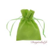 Sachet drages coton vert