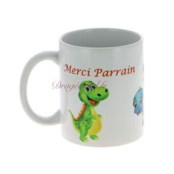 Mug Dinosaure Marraine ou Parrain