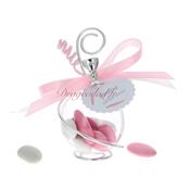 Boule drages communion rose calice