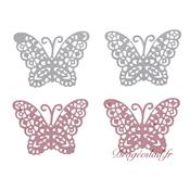 Papillon dentelle adhsif