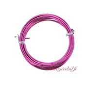 Fil aluminium fuchsia 2 mm