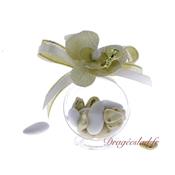 Boule communion orchide or